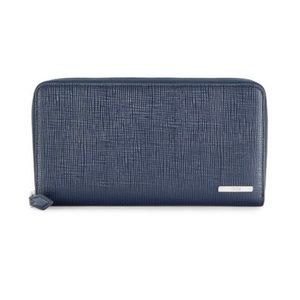 Unisex Statement TOD'S Textured Leather Continental Wallet